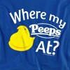 Easter Where My Peeps At Women's T-Shirt Royal - 2 of 4