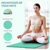 Gulches Yoga mat, 1/2 inch ultra-thick high-density practice mat with straps, suitable for all kinds of yoga practice, a variety of colors - 4 of 4