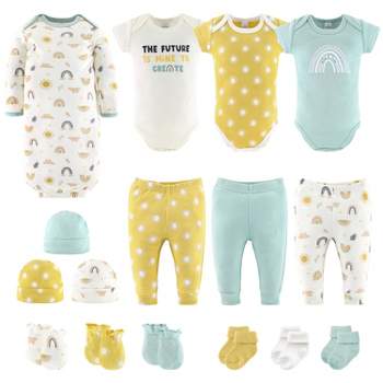 The Peanutshell Sunny Side Up 16-Piece Baby Clothes, Layette Gift Set, 0-3 Months