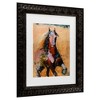 Trademark Fine Art Joarez Golden Horse Matted Framed Art - 3 of 4