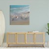 Stupell Industries Coastal Sandpipers Beach Waves Shore Canvas Art - 3 of 4
