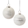 Melrose Frosted Glass Ball Ornament (Set of 6) - 4 of 4