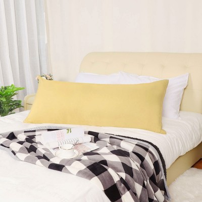1 Pc 20"x48" 1800 Series Soft Brushed Microfiber Pillowcase Gold - PiccoCasa