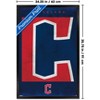 Trends International MLB Cleveland Guardians - Logo 25 Framed Wall Poster Prints - 3 of 4
