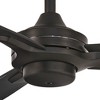 52" Minka Aire Modern Industrial 3 Blade Indoor Ceiling Fan Coal Black for Living Room Kitchen Bedroom Family Dining Home Office - 3 of 4
