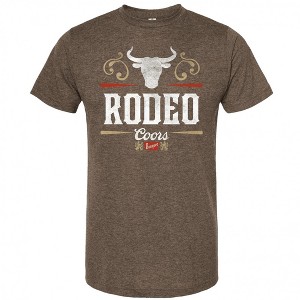 Mens Coors Banquet Rodeo Ornate Brown Colorway T-Shirt - 1 of 2