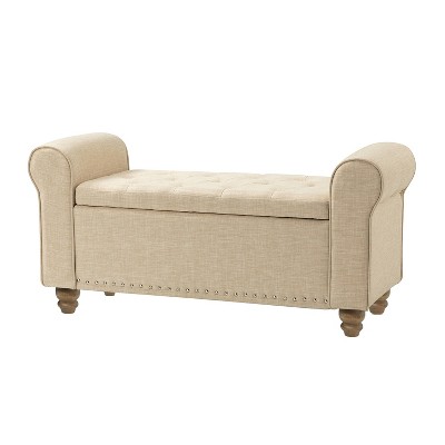 Sonia 43.7" Wide Storage Bench  | ARTFUL LIVING DESIGN
