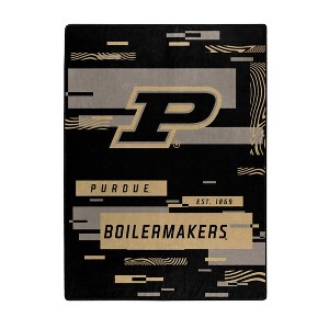 NCAA Purdue Boilermakers Digitized 60 x 80 Raschel Throw Blanket - 1 of 4