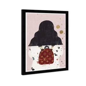 13"x19" Meet You There Fashion and Glam Framed Wall Art Red - Wynwood Studio: Modern Decor, Black Frame - 1 of 4