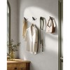 SONGMICS HOME Wall-Mounted Coat Rack, Hook Rack, 4 Metal Hooks, for Coats, Bags, Keys, in The Entryway, Bedroom, Living Room - 2 of 4