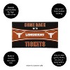 Evergreen Come Back with Tickets University of Texas 28" x 16" Woven PVC Indoor Outdoor Doormat - 3 of 4