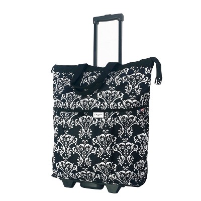 Olympia USA Carry-On Fashionista Multi-Purpose Rolling Shopper Softside Weekender Bag