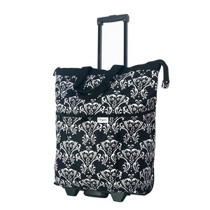 Olympia USA Carry-On Fashionista Multi-Purpose Rolling Shopper Softside Weekender Bag - 1 of 4