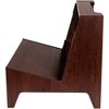 Gator Frameworks GFW-ELITEGTRAMPLG-BRN Elite Series Large Combo Guitar Amp Stand in Dark Walnut Brown Finish Walnut - 4 of 4