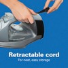 Hamilton Beach Retractable Cord Iron: Stainless Steel Soleplate, Vertical Steam, 1500W, 8ft Cord, 8oz Water Tank - 3 of 4