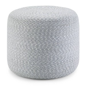 Brodie Round Braided Pouf - WyndenHall - 1 of 4