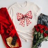 Simply Sage Market Women's Coquette Hearts Short Sleeve Graphic Tee - 2 of 4