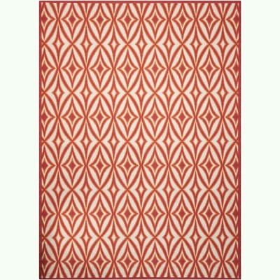Waverly Sun & Shade "Centro" Azure Indoor/Outdoor Area Rug by Nourison