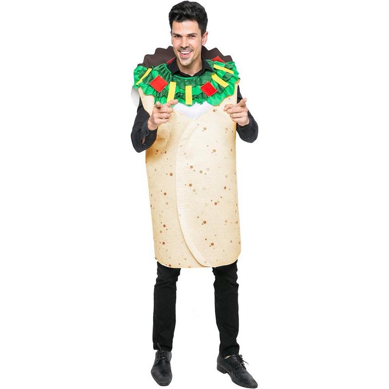 Syncfun Men Burrito Costume Adult Deluxe Set for Halloween Dress Up Party - Standard, 1 of 6