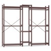 Aheaplus Bamboo Closet System Clothes Rack, Large Freestanding Garment Rack Clothing Rack for Hanging Clothes - 2 of 4