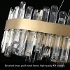 BAOURE 32 Inch 24-Light Modern Crystal Gold Chandelier Round Brass Chandelier For Living Room Dining Room - 3 of 4