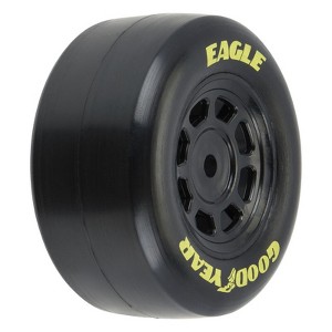 Pro-Line 1/12 Goodyear Eagle Truck/Retro Tire F/R MTD Blk Wheels (4): NASCAR - 1 of 1