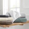 Aston & Arden Anatolia Bath Towels (2 Pack), 30x60, 600 GSM, Linen-Inspired Baratta Dobby, Combed Cotton, Solid - 4 of 4