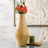 Sullivans Lustrous Brushed Gold Metal Vase Set of 2, 18"H & 11.5"H Gold - 3 of 4
