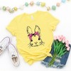 Simply Sage Market Women's Bunny With Bandana Short Sleeve Graphic Tee - 3 of 3