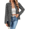 Women Long Sleeve Open Front Blazer Jackets Elegant Blazer Jacket - 2 of 4