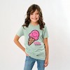 The Juniper Shop SmileyWorld Cool Summer Ice Cream Pink Youth Short Sleeve Tee - 3 of 4