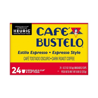 Cafe Bustelo Espresso Dark Roast Coffee  Pods - 24ct