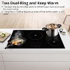9600W Electric Induction Cooktop 36" Built-In Ceramic Glass Stovetop 5 Burners - 3 of 4