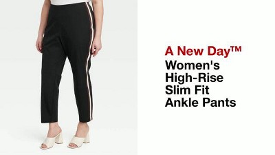 Women's Skinny High-Rise Ankle Pants - A New Day™ Black 16