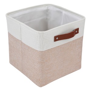 REGALWOVEN Fabric Collapsible Lightweight Open Storage Bins 11 x 11 x 11 Inch 3 Packs - 1 of 4