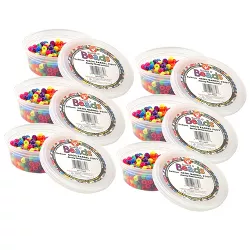 Hygloss Bucket O’ Beads, Neon Barrel, 6 x 9 mm, 375 Per Pack, 6 Packs