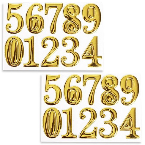 Mailbox Accessories Hardware Golden 10 Pieces 3d Mailbox Numbers 0 9 Self Adhesive 2 Inch Address Number Stickers Door House Numbers Style Street Mailbox Sign For Apartment Home Office Hardware Originsofwhiskey Com