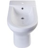 EAGO JA1010 White Ceramic Bathroom Bidet with Elongated Seat - 2 of 4