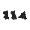 Sagebrook Home Set of 3 Yoga Elephant Figurines - Classic Polyresin Sculpture of Yoga Posed Eleplants - Home, Office, Yoga - 2 of 4