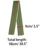 INSPIRE CHIC Women's Lovely Polka Dot Pattern Hair Band Neck Wraps 38.5x3.5 inches(LxW) - 3 of 4