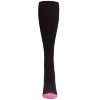 Memoi Unisex Solid Nylon 15-20mmHg Graduated Compression Socks - 2 of 3