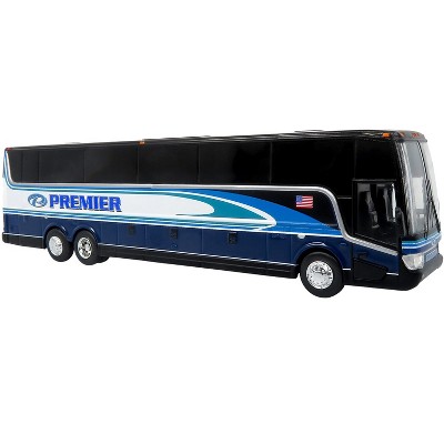 Van Hool TX-45 Motorcoach Bus "Premier Transportation" Blue and Black with Graphics 1/87 (HO) Diecast Model by Iconic Replicas