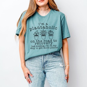 Simply Sage Market I'm A Plantaholic Short Sleeve Tee - 1 of 4