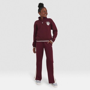 Champion Girls' 1/4 Zip Fleece Pullover Sweatshirt - 1 of 4