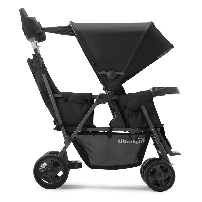 Joovy Caboose Too Ultralight Sit Stand Double Tandem Stroller - Black, 3 of 8