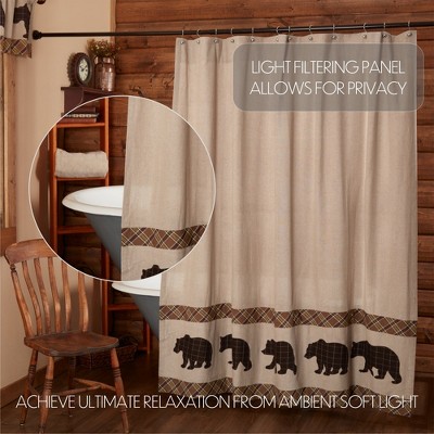Bear Shower Curtain 72x72 VHC Brands