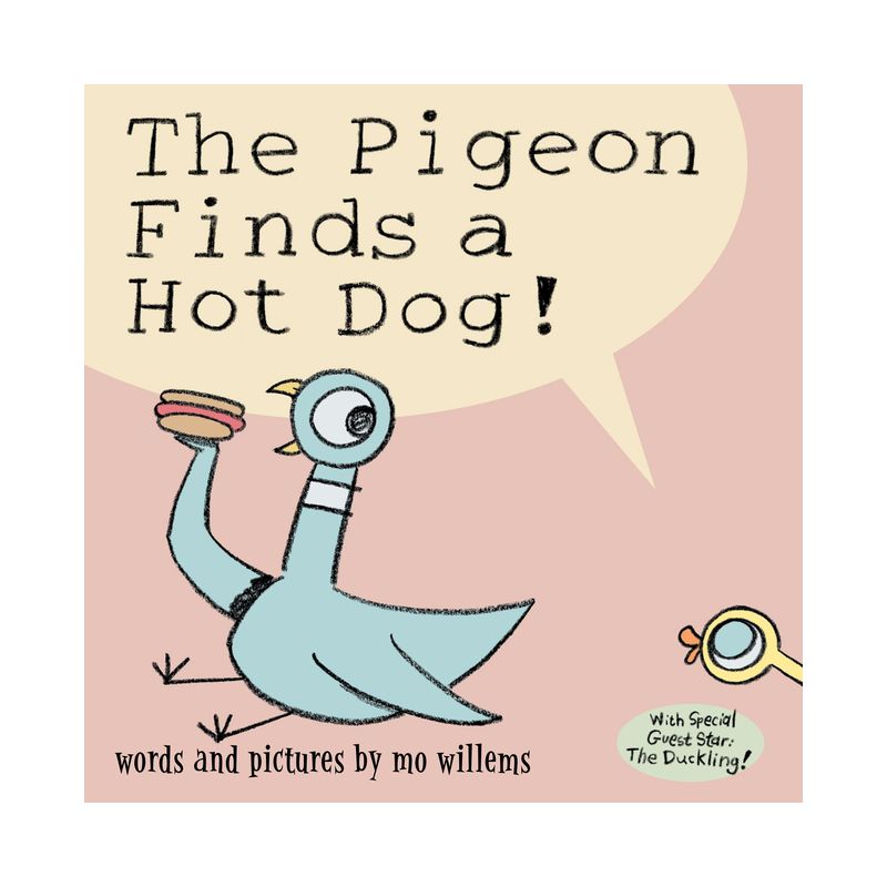 Pigeon Finds a Hot Dog! (School And Library) (Mo Willems) (Hardcover), 1 of 2