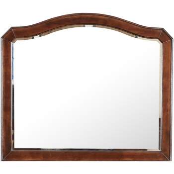 Passion Furniture Triton 42 in. x 36 in. Modern Arch Framed Dresser Mirror