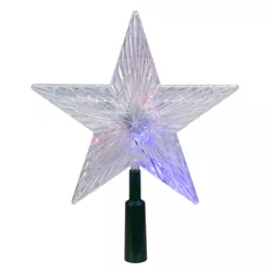 Kurt S. Adler 8.5" Lighted LED Color Changing Star Christmas Tree Topper - Multi Lights