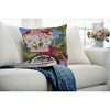 Liora Manne Marina Garden Indoor/Outdoor Pillow.. - 4 of 4